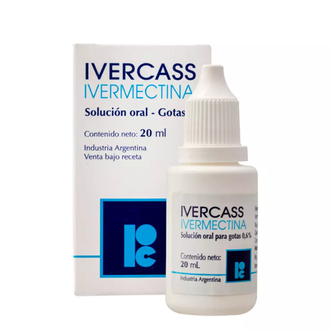 Ivercass Ivermectina 0,6% Gotas 20 ml. 1