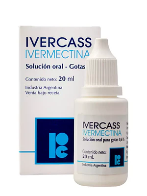 Ivercass Ivermectina 0,6% Solución oral 20 ml.