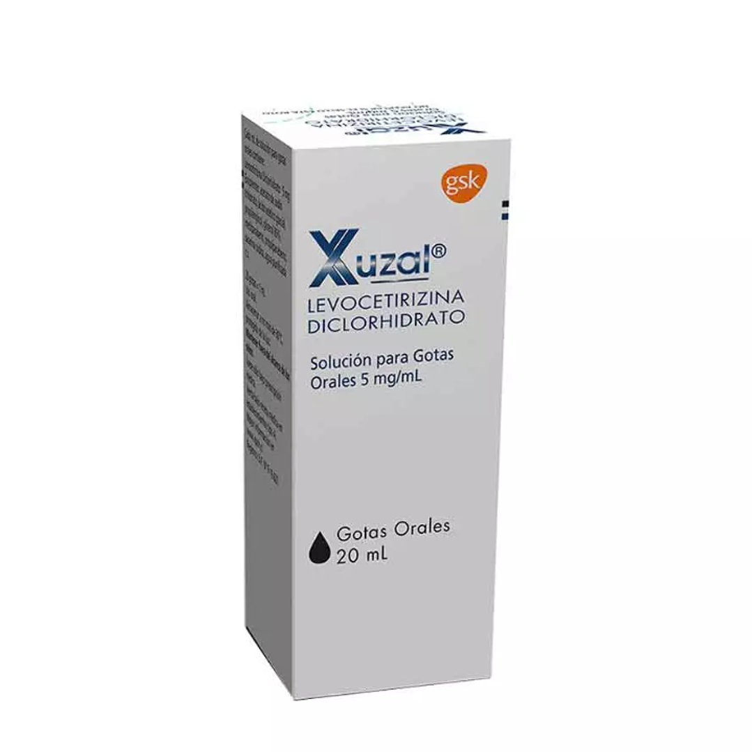 Xuzal (B) Levocetirizina 5 mg/ml Gotas 20 ml. 1