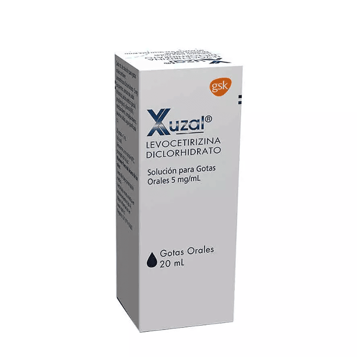 Xuzal (B) Levocetirizina 5 mg/ml Gotas 20 ml. 1