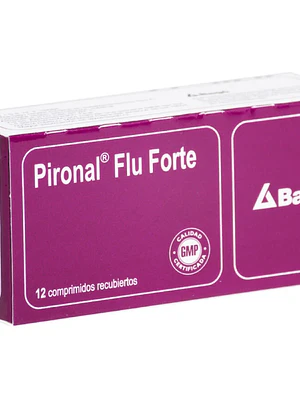 Pironal Flu Forte Ibuprofeno, Pseudoefedrina 12 Comprimidos.