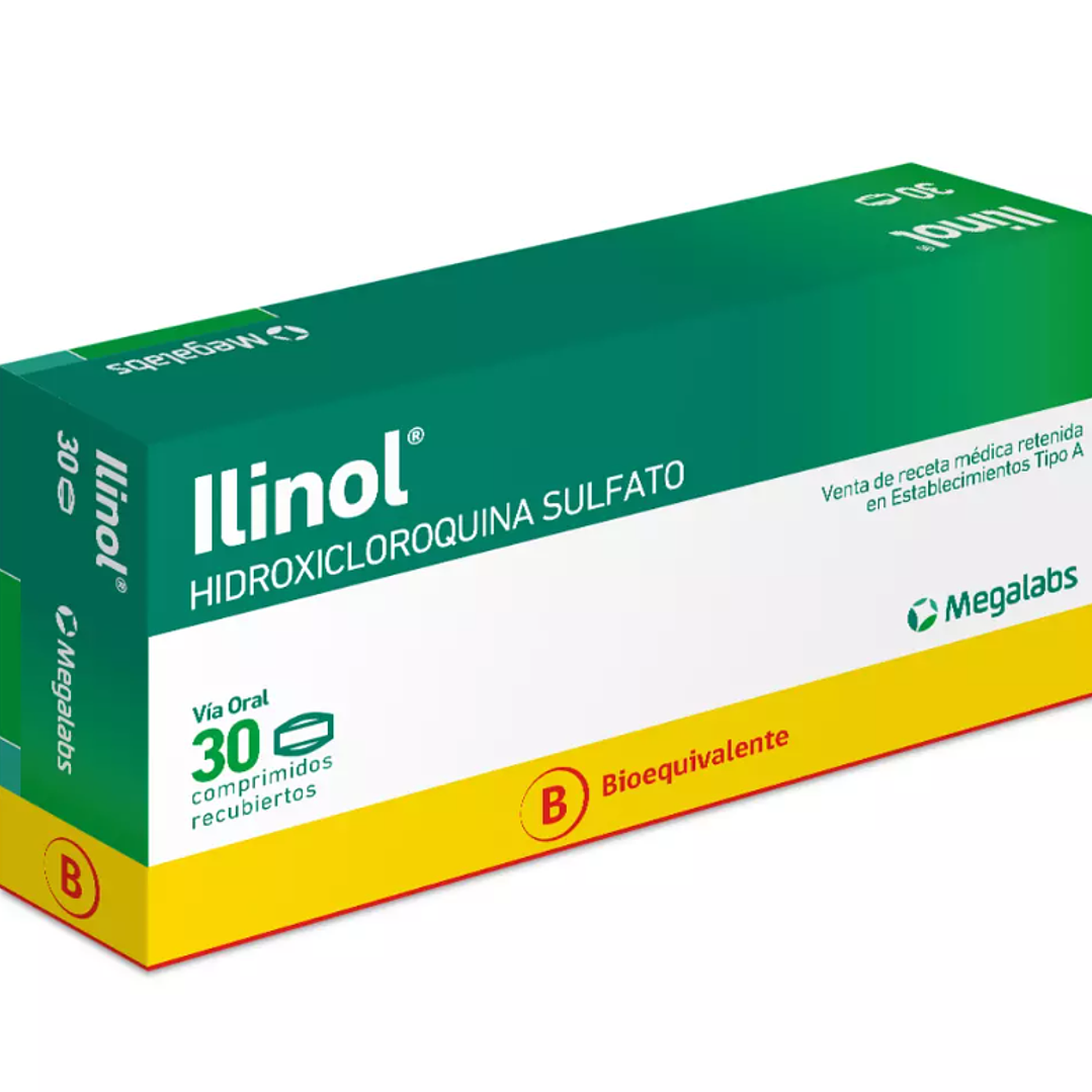 Ilinol Hidroxicloroquina (B) 200 mg 30 Comprimidos recubiertos. 1