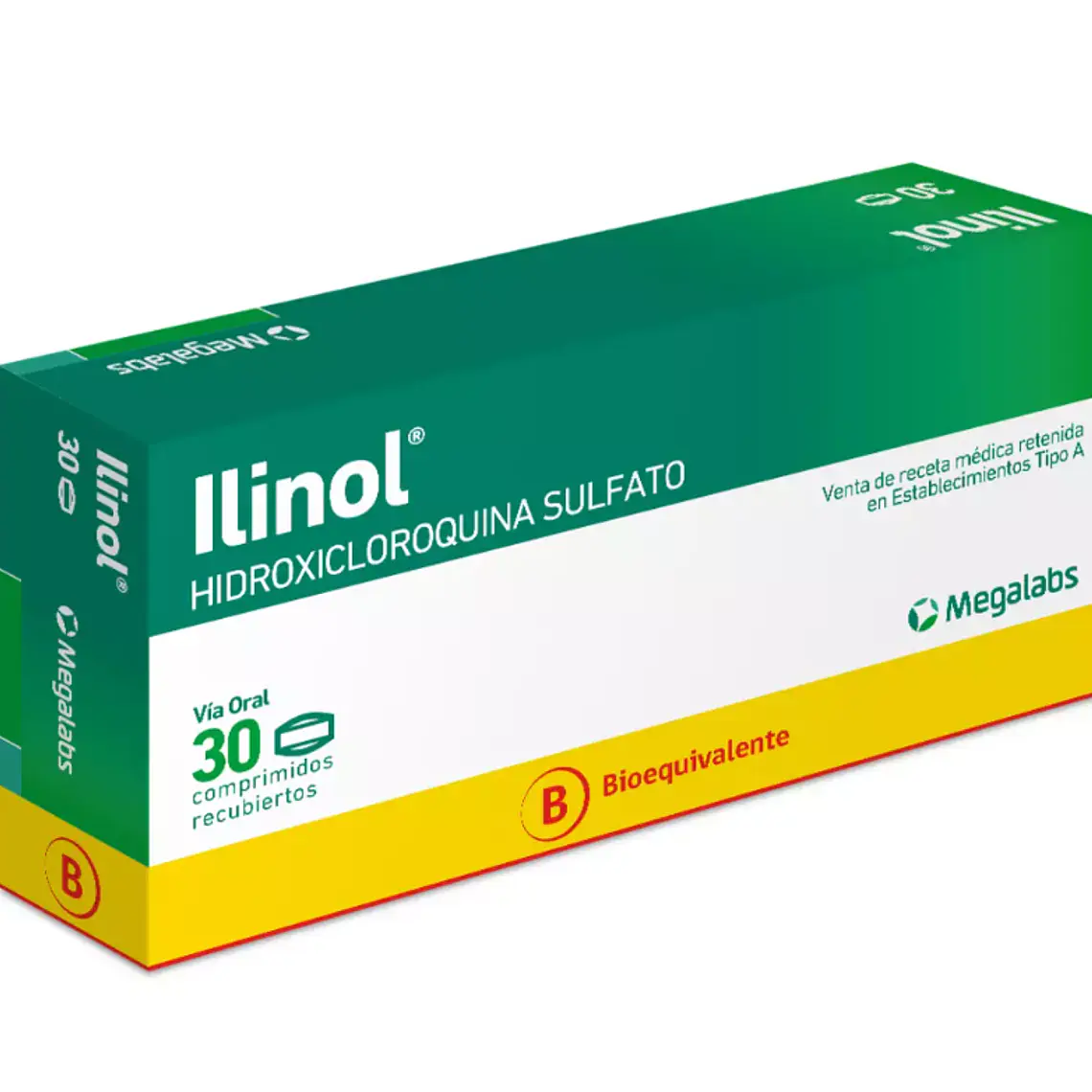 Ilinol (B) Hidroxicloroquina 200 mg 30 Comprimidos. 1