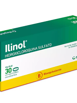 Ilinol (B) Hidroxicloroquina 200 mg 30 Comprimidos.