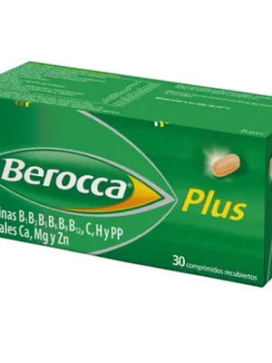 Berocca Plus 30 Comprimidos recubiertos.