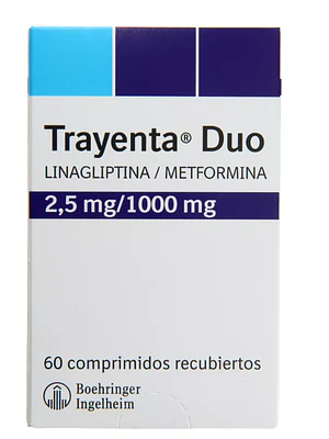 Trayenta Duo 2,5 mg / 1000 mg 60 Comprimidos.