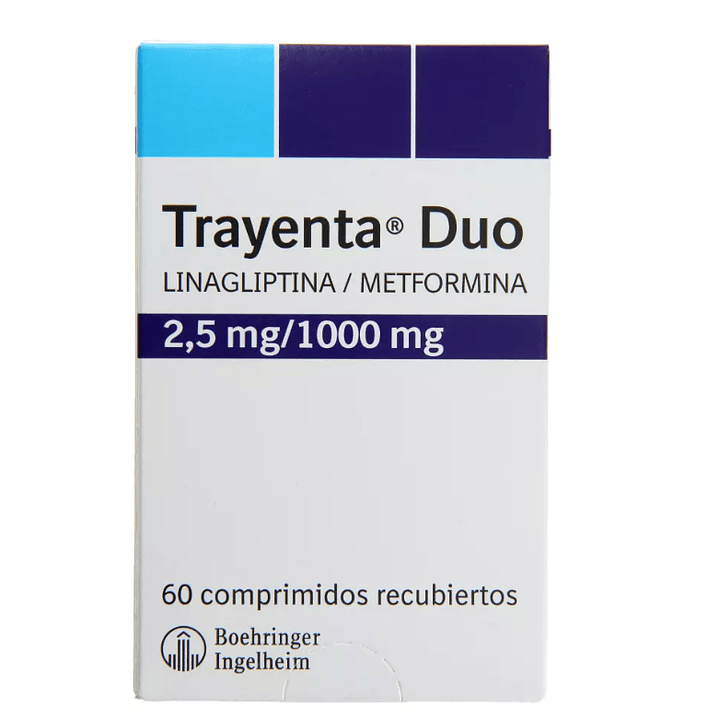 Trayenta Duo 2,5 mg / 1000 mg 60 Comprimidos. 1