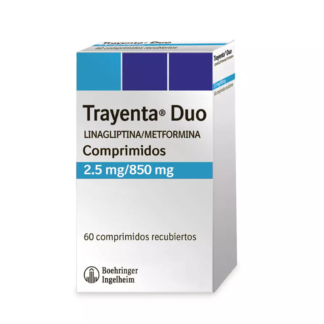 Trayenta Duo 2,5 mg / 850 mg 60 Comprimidos. 1