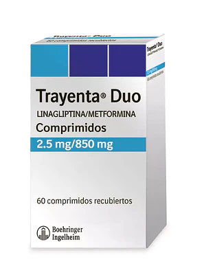 Trayenta Duo 2,5 mg / 850 mg 60 Comprimidos.