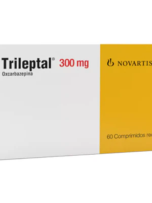 Trileptal Oxcarbazepina 300 mg 60 Comprimidos Recubiertos.