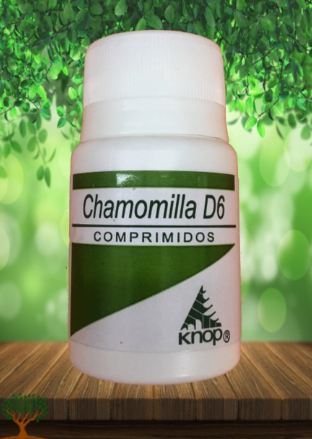 Chamomilla D6 90 Comprimidos. Knop