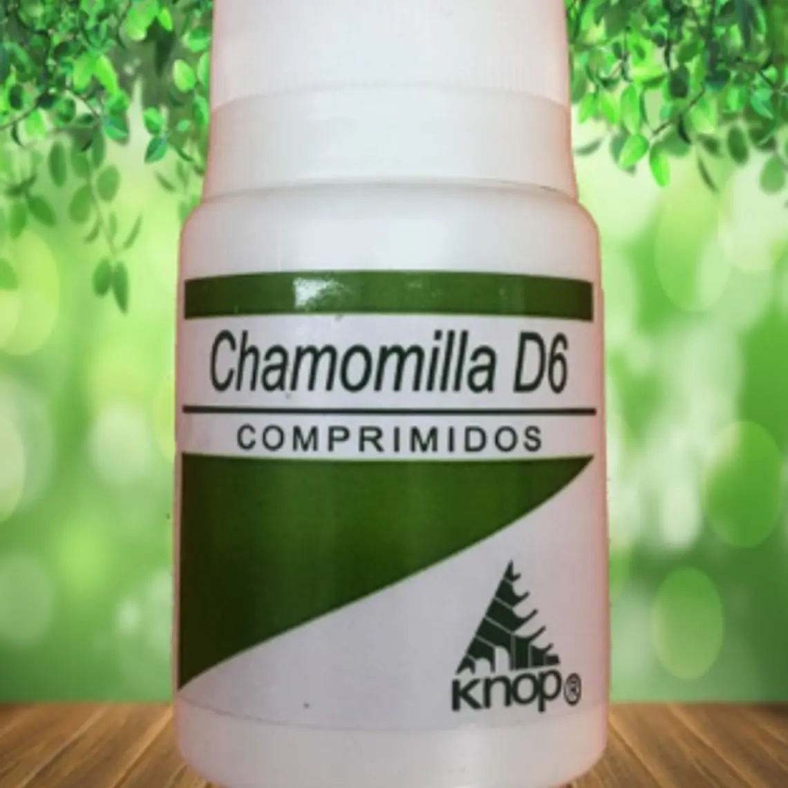 Chamomilla D6 90 Comprimidos. Knop 1
