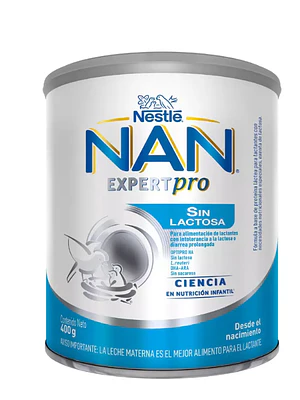 Nan Rxpert pro Fórmula sin Lactosa 400 g.