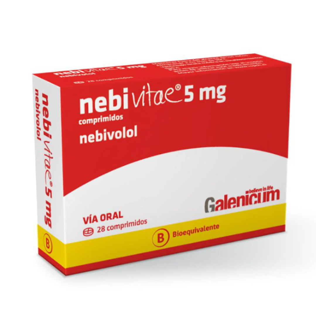 Nebivitae (B) Nebivolol 5 mg 28 Comprimidos., 1