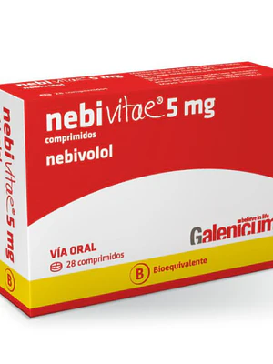 Nebivitae (B) Nebivolol 5 mg 28 Comprimidos.