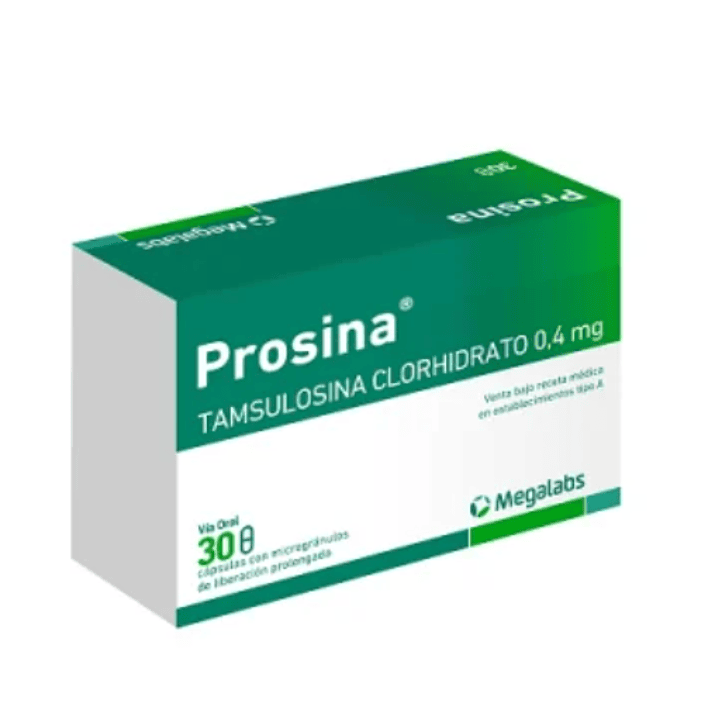Prosina Tamsulosina 0,4 mg 30 Cápsulas de liberación prolongada. 1