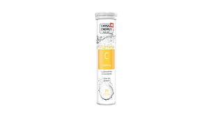 Vitamina C 1.000 mg 20 Tabletas efervescentes, sabor limón. Swiss Energy.