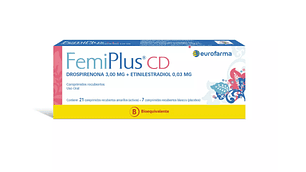 FemiPlus CD Etinilestradiol / Drospirenona 3/0,03 mg 28 Comprimidos recubiertos.