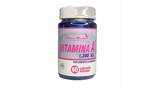 Vitamina A 1.200 U.I. 60 Cápsulas blandas. Green Medical.