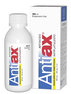 Antiax Antiácido 480 mg Suspesión Oral 180  ml.