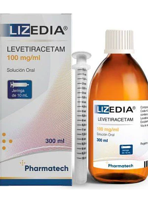 Lizeida Levetiracetam 100 mg  Solución Oral  300  ml.