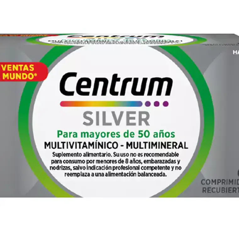Centrum Silver 60 Comprimidos recubiertos. 1
