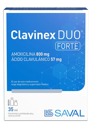 Clavinex Duo Forte Suspensión oral 35 ml.