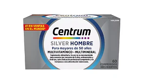 Centrum Silver Hombre 60 Comprimidos.