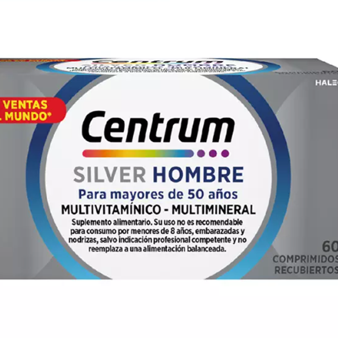 Centrum Silver Hombre 60 Comprimidos. 1