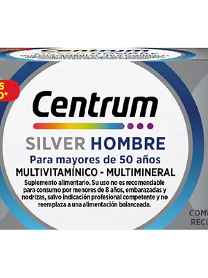 Centrum Silver Hombre 60 Comprimidos.