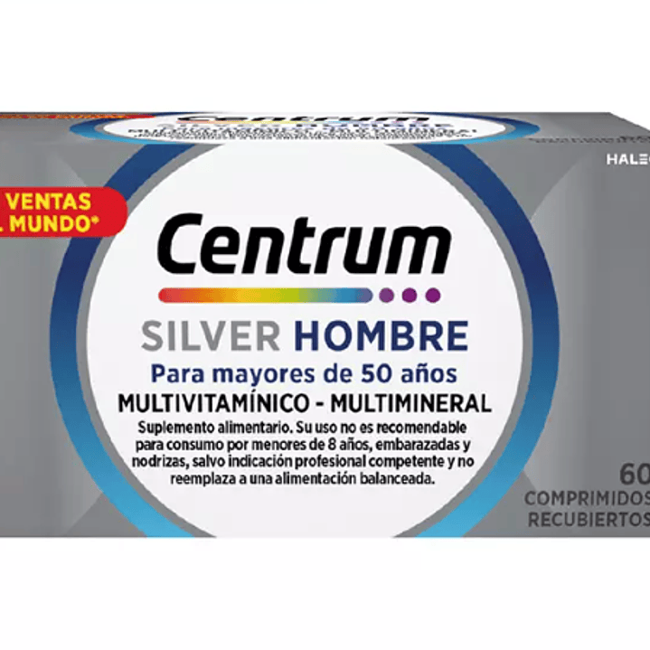 Centrum Silver Hombre 60 Comprimidos. 1