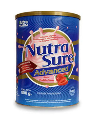 Nutrasure Advance Frutilla 800 g.