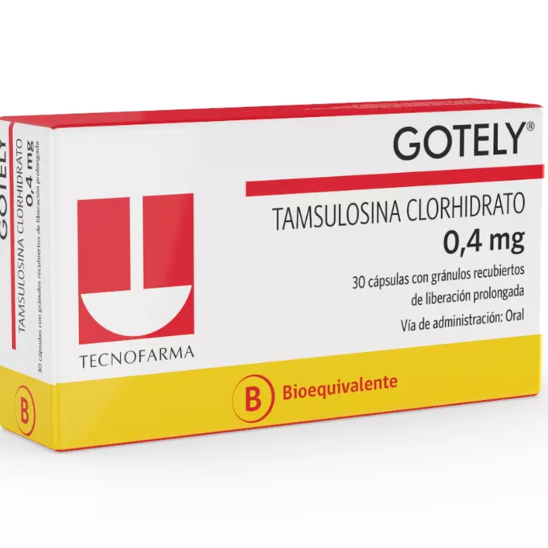 Gotely (B) Tamsulosina 0,4 mg 30 Cápsulas de liberación prolongada. 1
