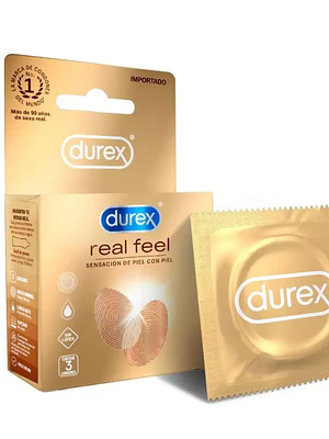 Durex Real Feel preservativos 3 unidades.
