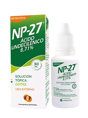 NP-27 Ácido undecilénico 8,71 % Solución tópica 30 ml.