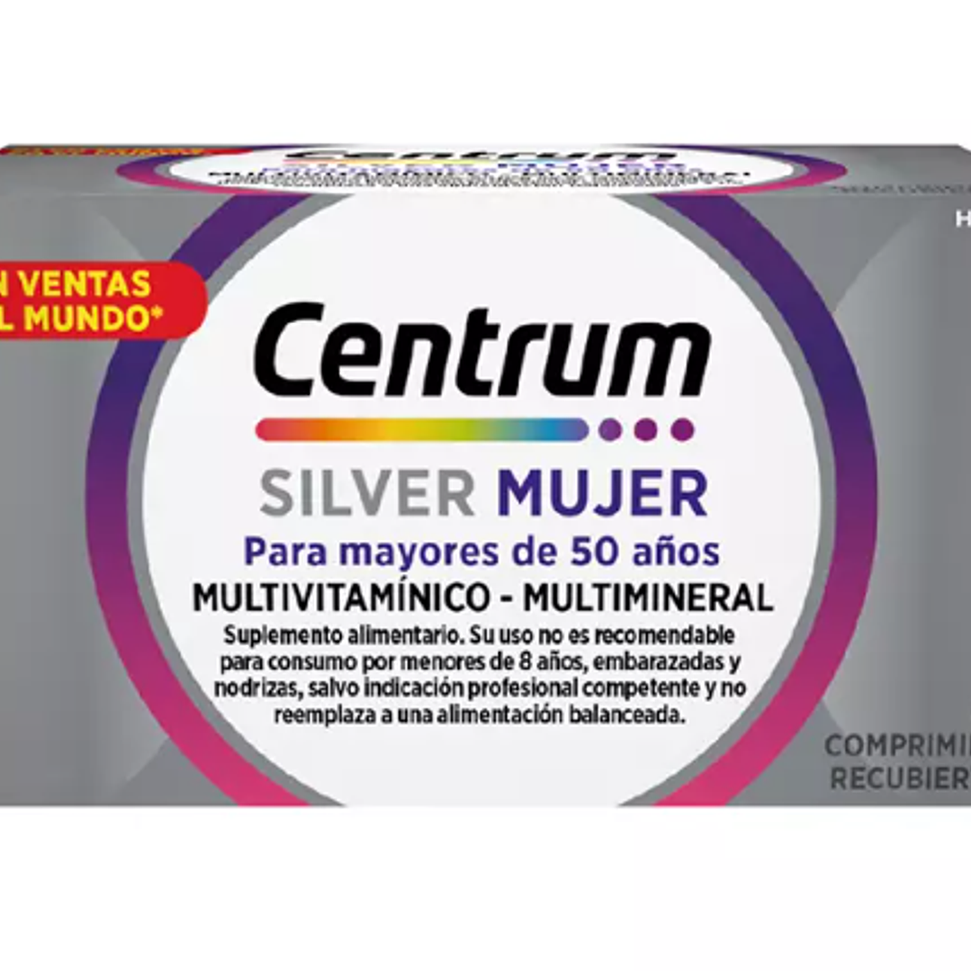 Centrum Silver Mujer 60 Comprimidos. 1