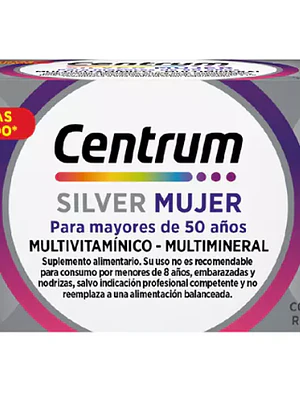 Centrum Silver Mujer 60 Comprimidos.