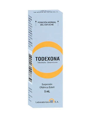Todexona Dexametasona, Tobramicina Solución oftálmica 5 ml.