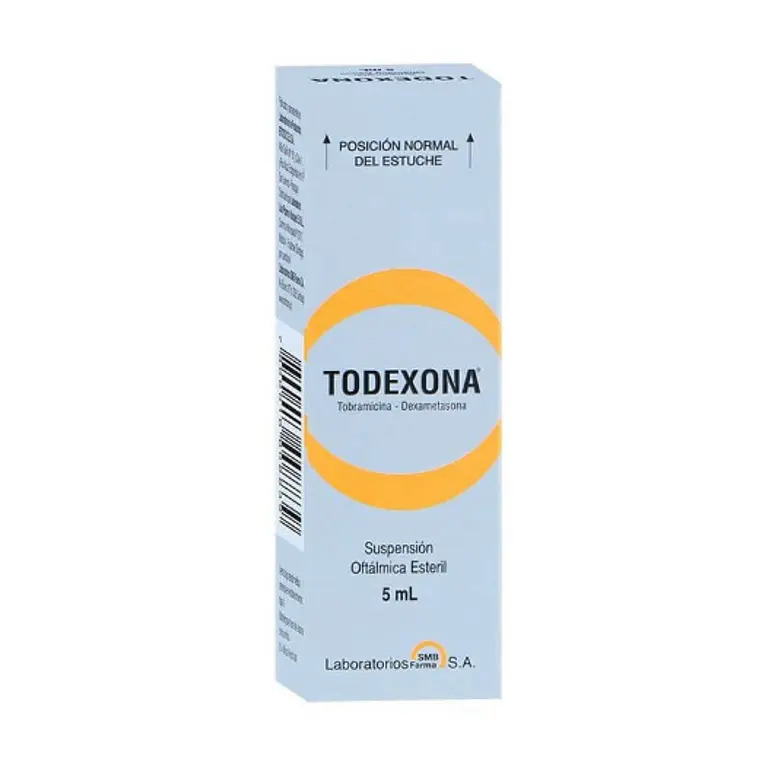 Todexona Dexametasona, Tobramicina Solución oftálmica 5 ml. 1