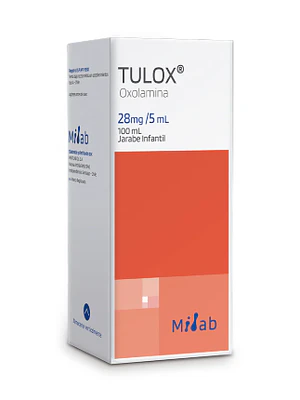 Tulox Oxolamina Citrato 28 Mg/5  mll Por 100  ml Jarabe