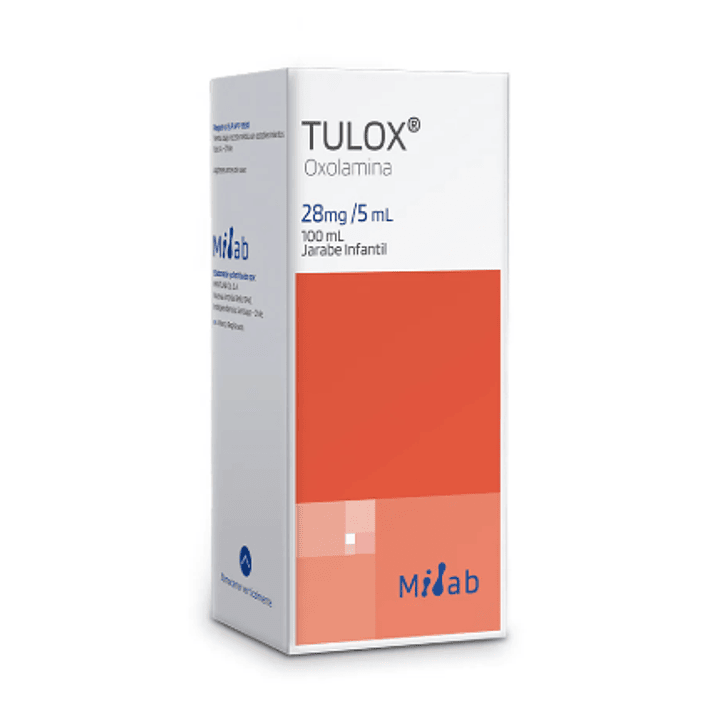 Tulox Oxolamina 28 mg /5 ml Jarabe infantil 100 ml. 1