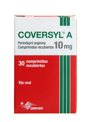 Coversyl A  Perindropil 10 mg 30 Comprimidos.
