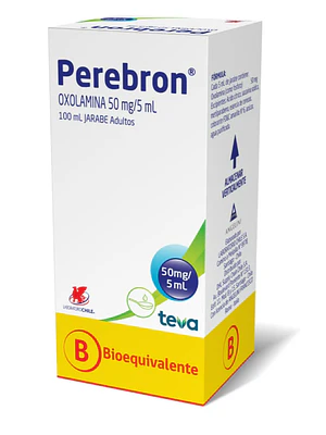 Perebron (B) Oxolamina 50 mg Jarabe Adulto 100 ml.