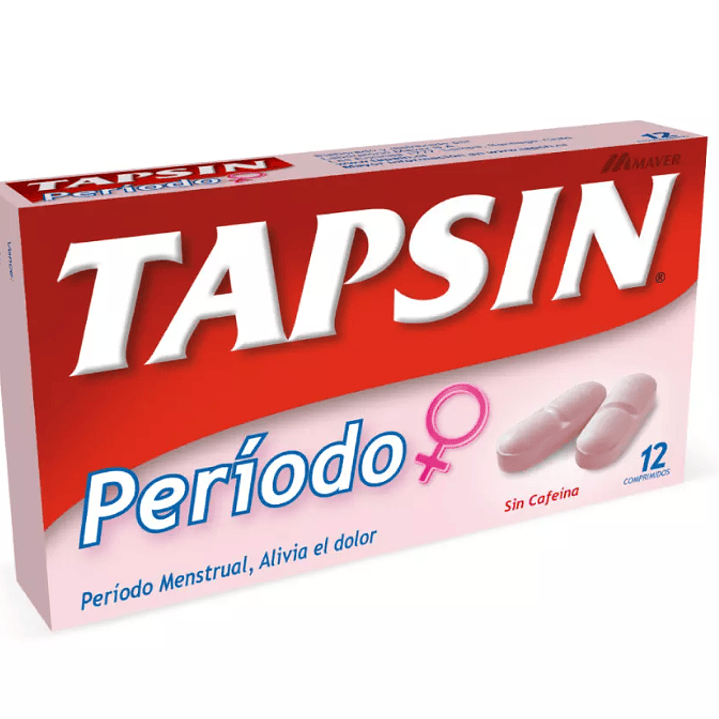 Tapsín Periodo  12 Comprimidos. 1