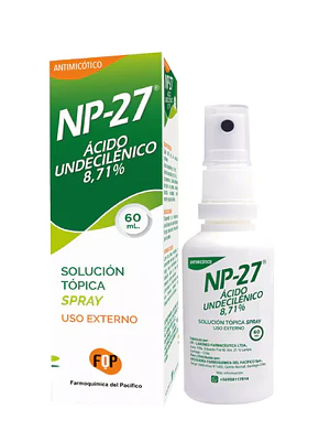 NP-27 Ácido Undecilénico 8,71 % Solución tópica 60 ml.
