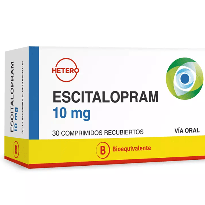 Escitalopram (B) 10 mg 30 Comprimidos. 1