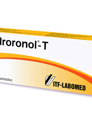Hidroronol-T Hidroclorotiazida Triamtereno 24 Comprimidos.