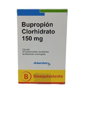 Bupropión (B) 150 mg 30 Comprimidos recubiertos. Alembic