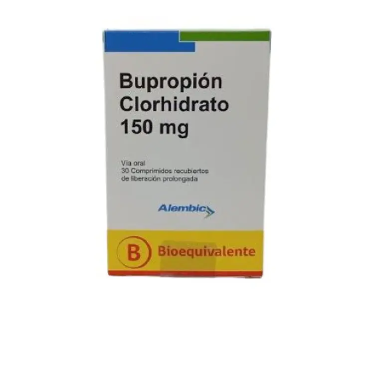 Bupropión (B) 150 mg 30 Comprimidos recubiertos. Alembic 1