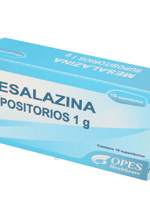 Mesalazina  1 gr 10 Supositorios.